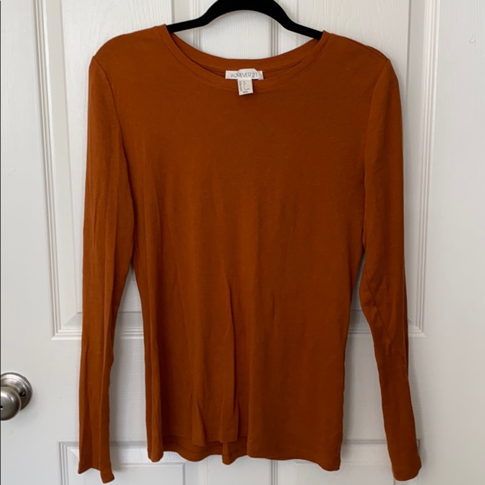 Burnt orange long sleeve